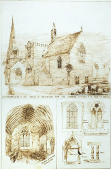 A Sketch of Sr Anne's by WR Lethaby